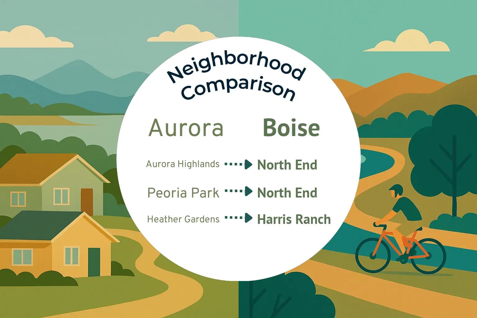 Aurora vs Boise Neighborhood Comparison
