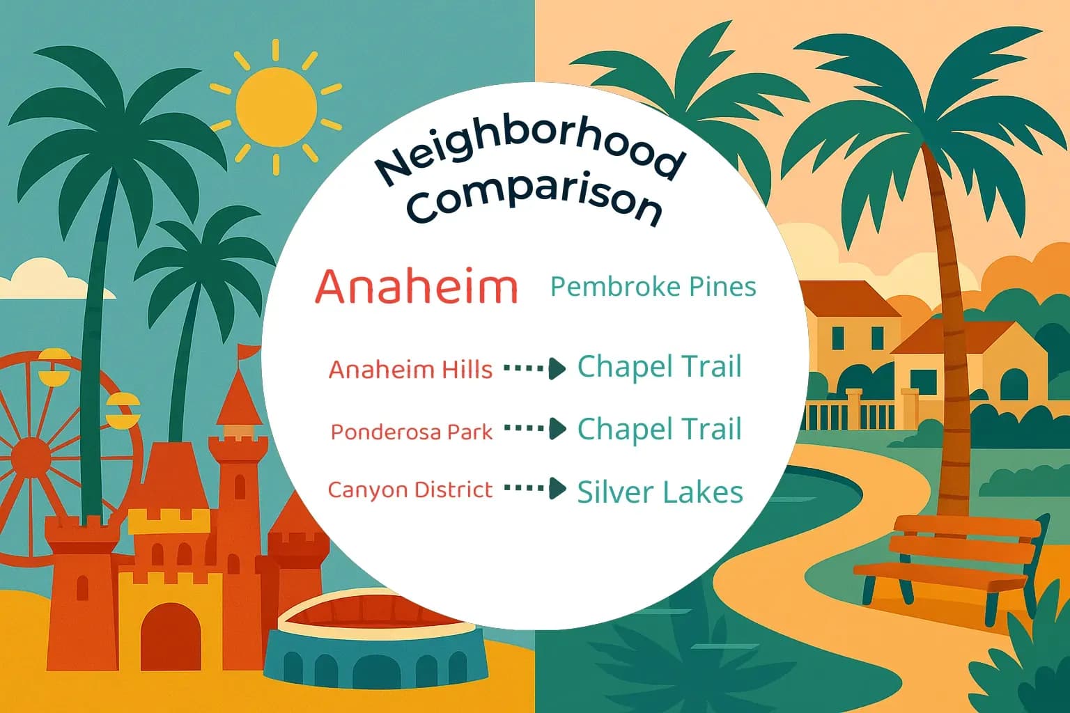 Anaheim vs Pembroke Pines Neighborhood Comparison