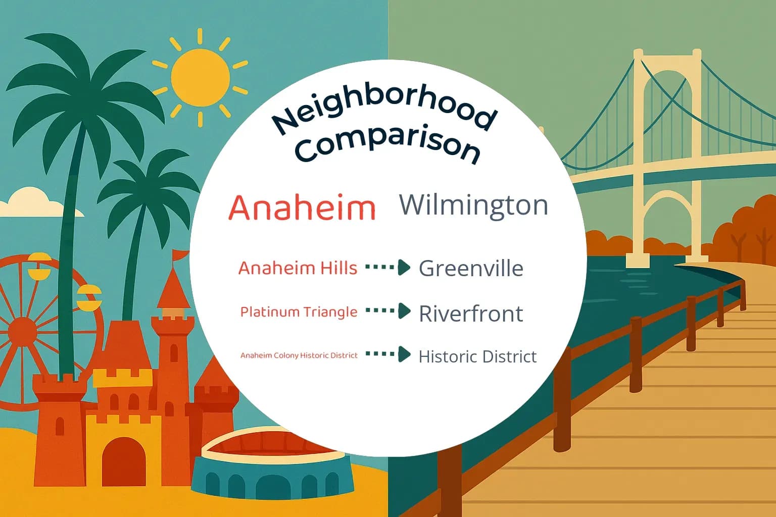 Anaheim vs Wilmington Neighborhood Comparison