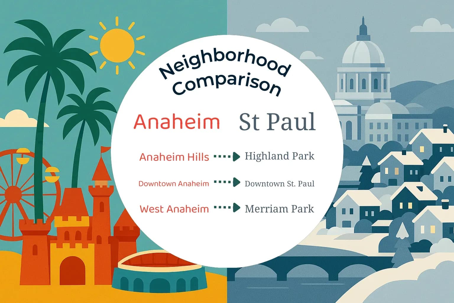 Anaheim vs St. Paul Neighborhood Comparison
