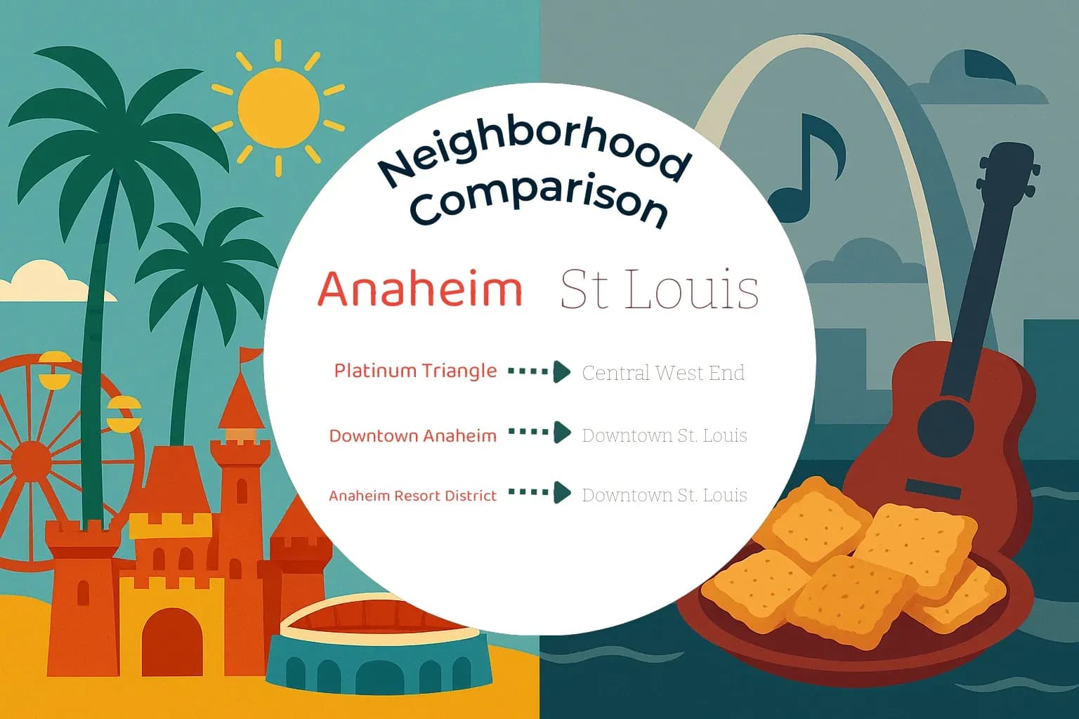 Anaheim vs St. Louis Neighborhood Comparison