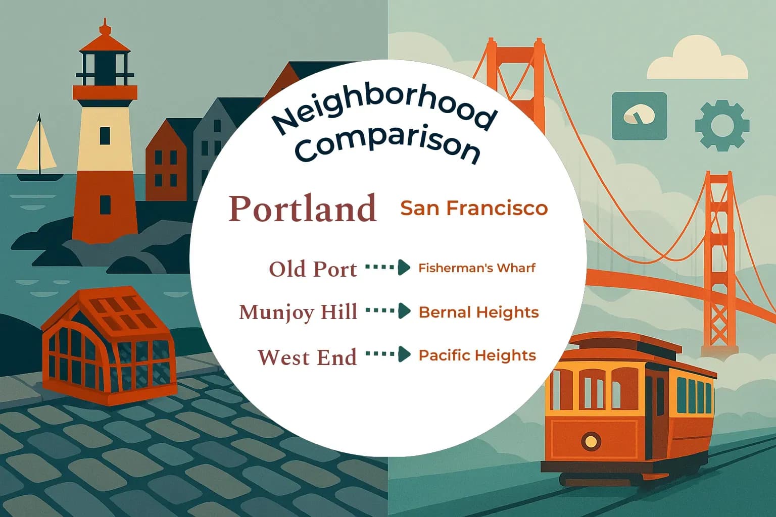 Portland vs San Francisco Neighborhood Comparison