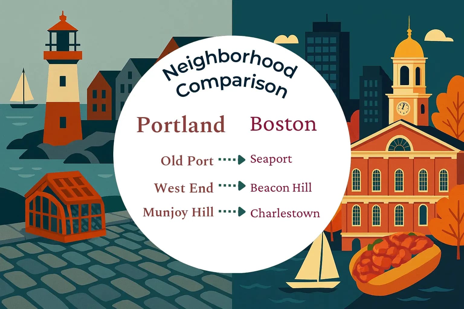 Portland vs Boston Neighborhood Comparison
