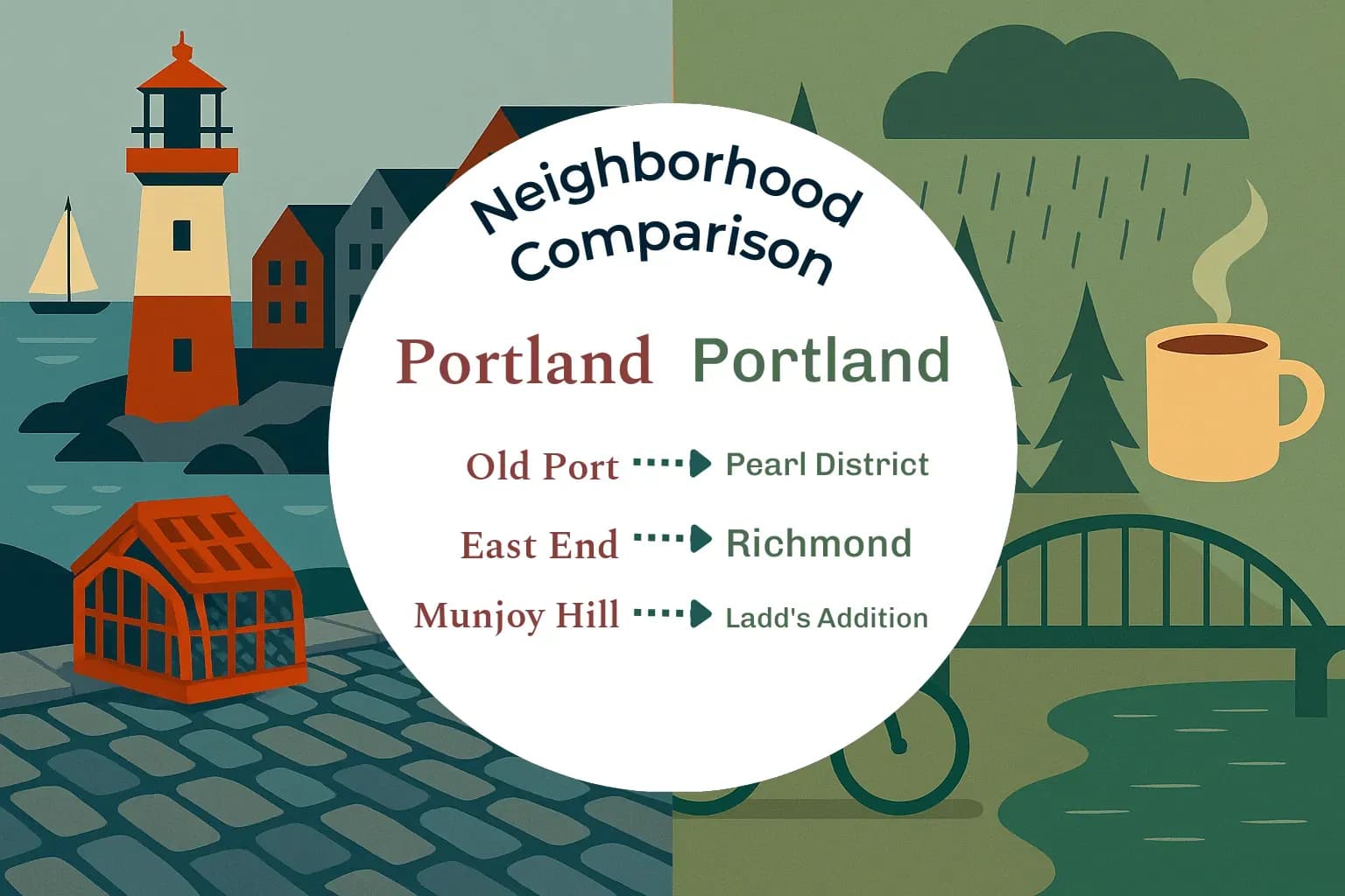 Portland vs Portland Neighborhood Comparison