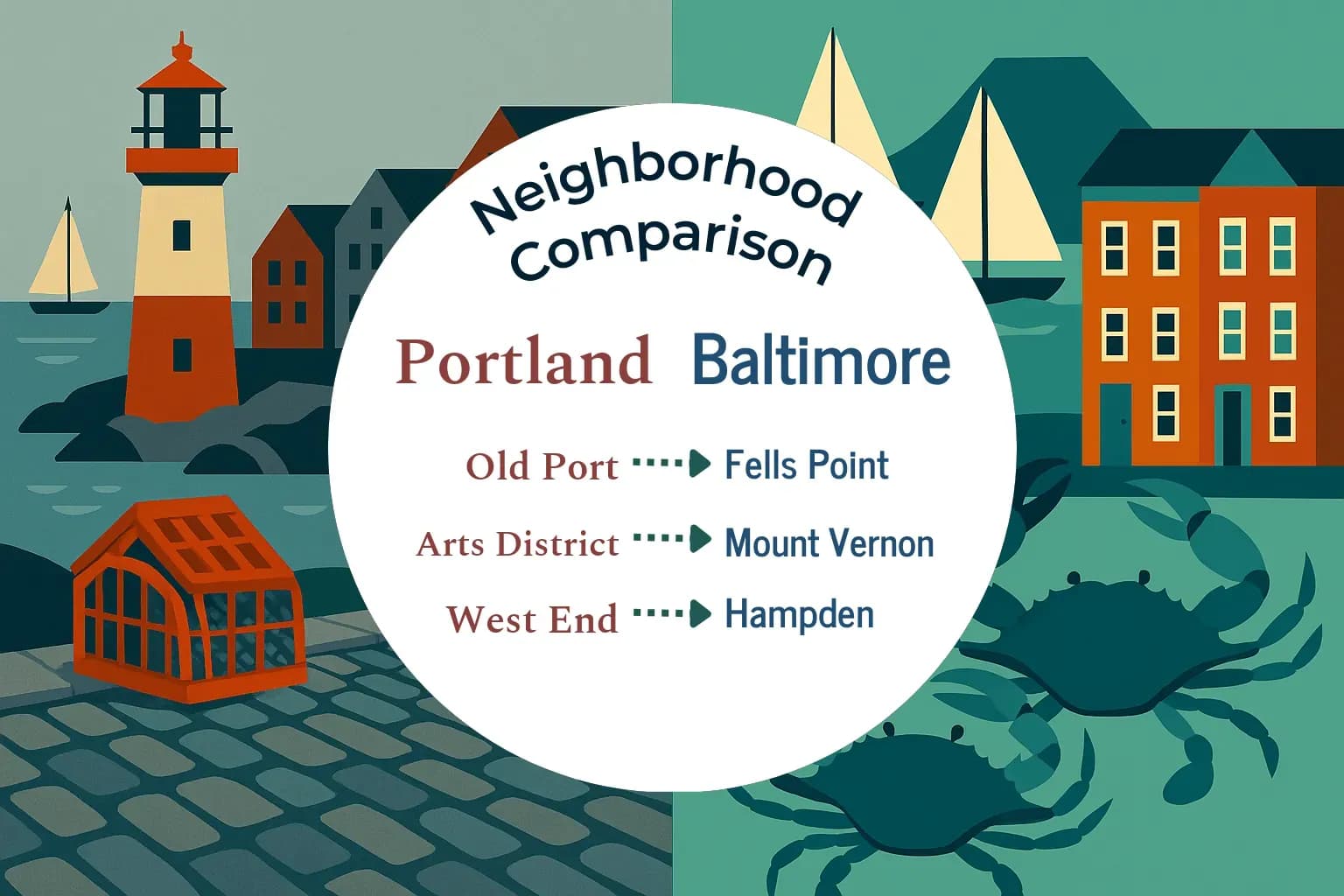 Portland vs Baltimore Neighborhood Comparison