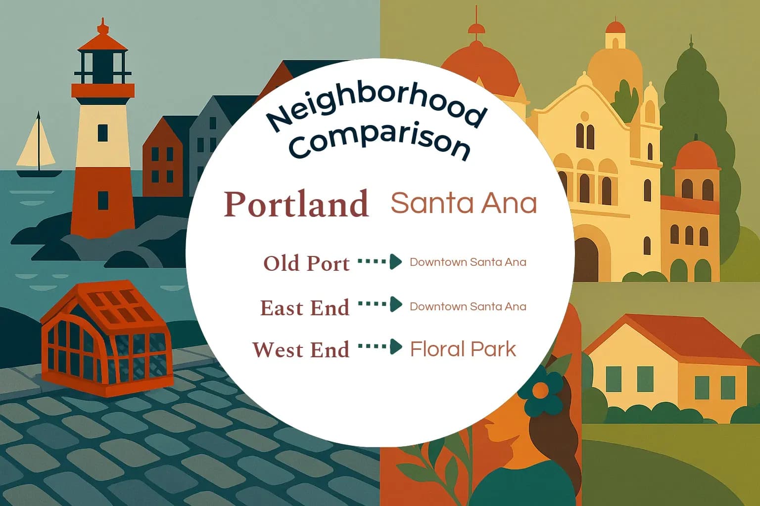 Portland vs Santa Ana Neighborhood Comparison