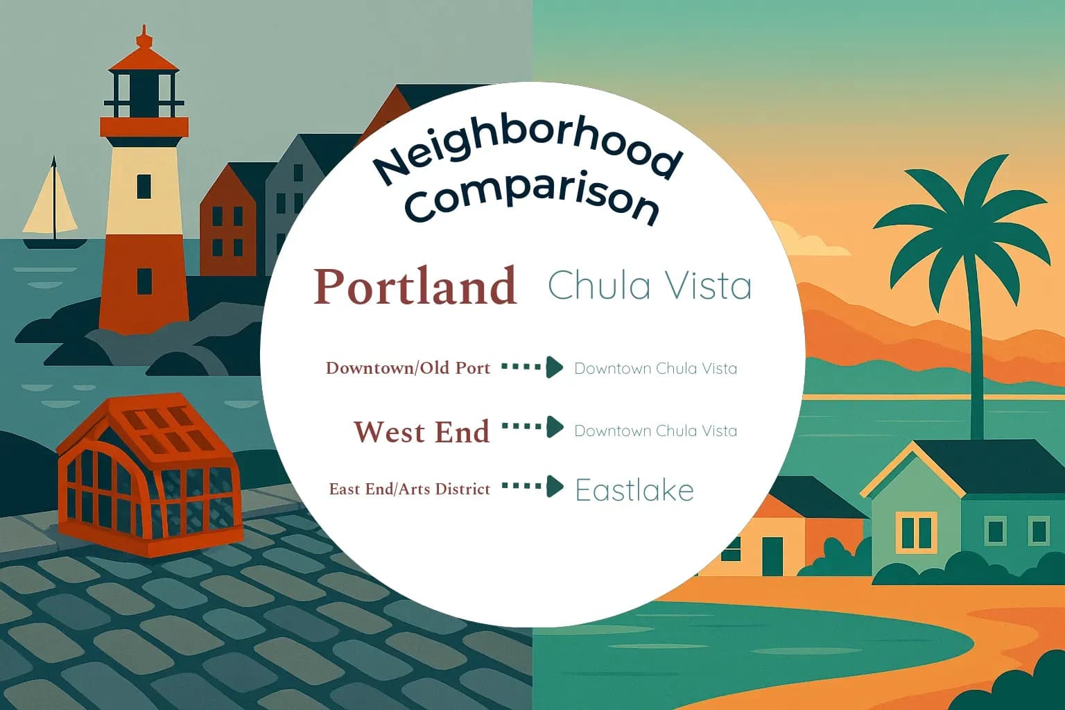 Portland vs Chula Vista Neighborhood Comparison