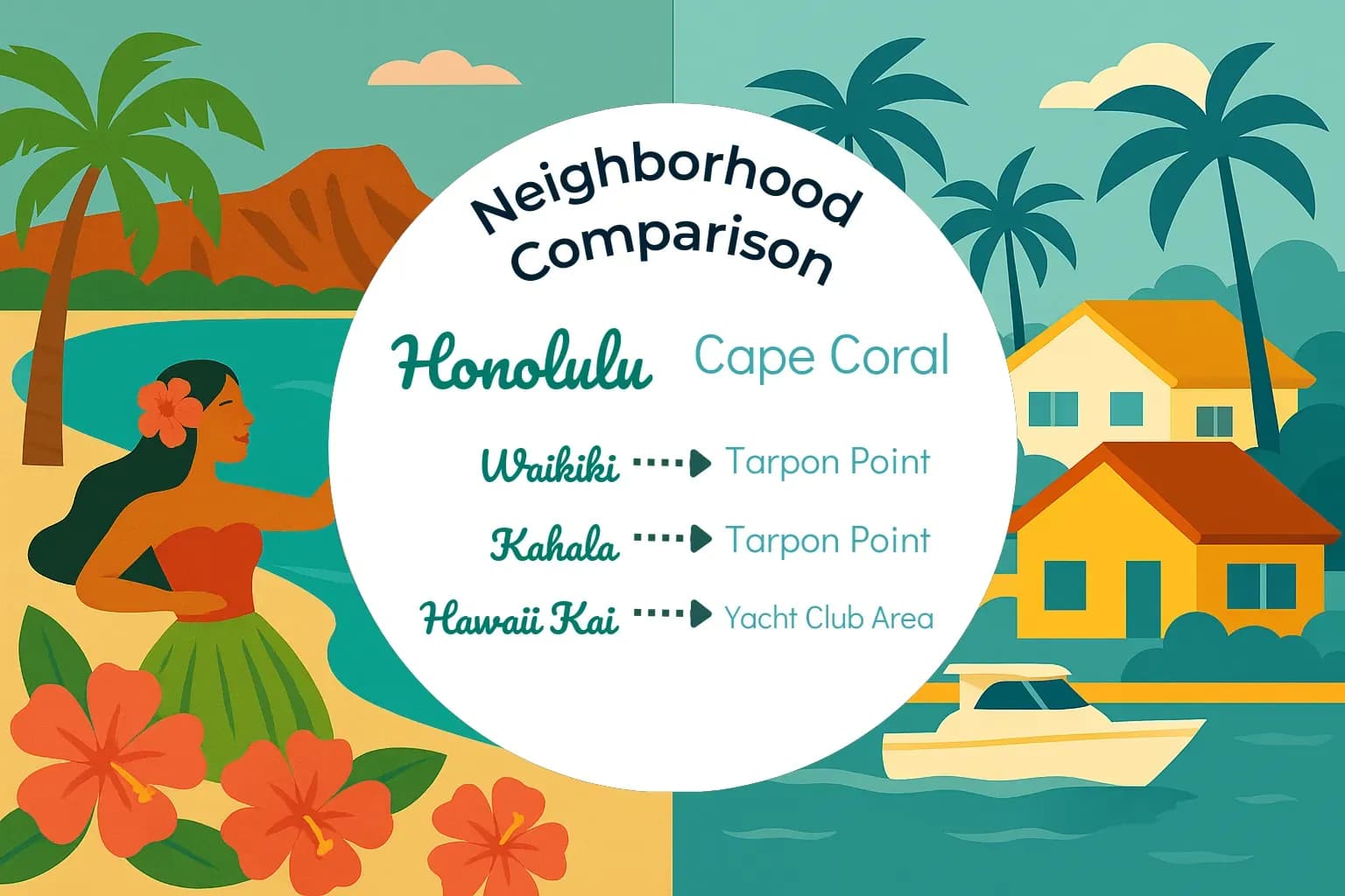 Honolulu vs Cape Coral Neighborhood Comparison