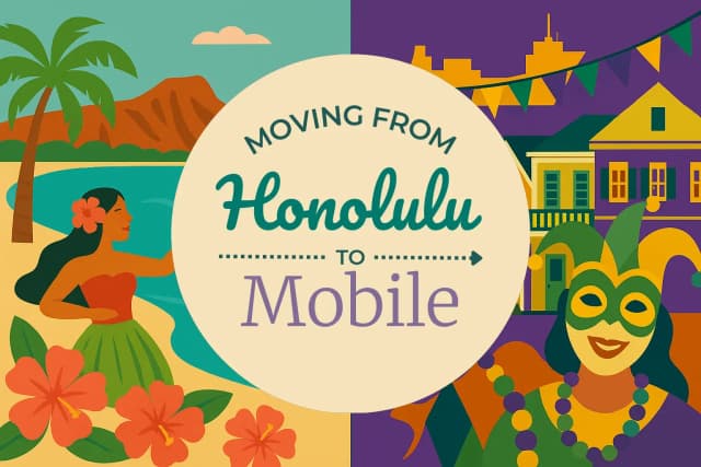 Moving from Honolulu to Mobile