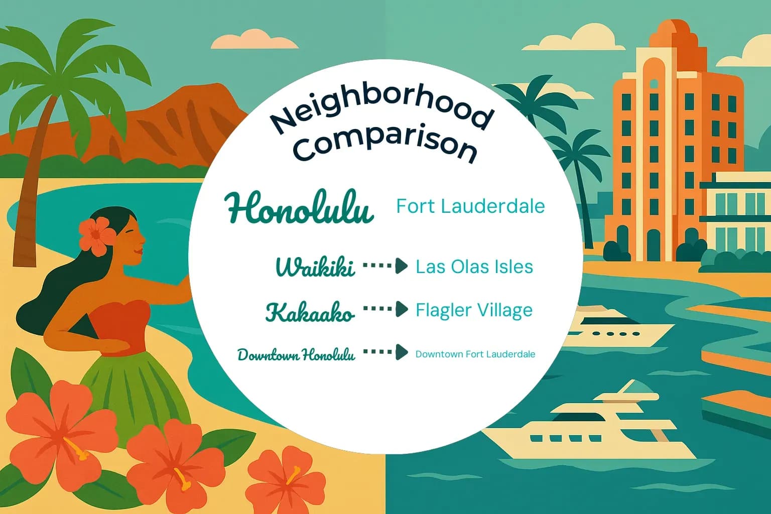 Honolulu vs Fort Lauderdale Neighborhood Comparison