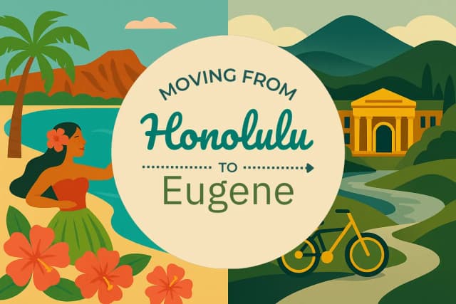 Moving from Honolulu to Eugene