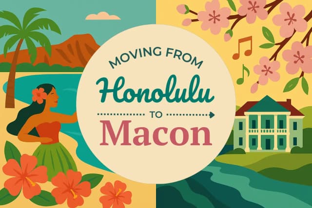 Moving from Honolulu to Macon