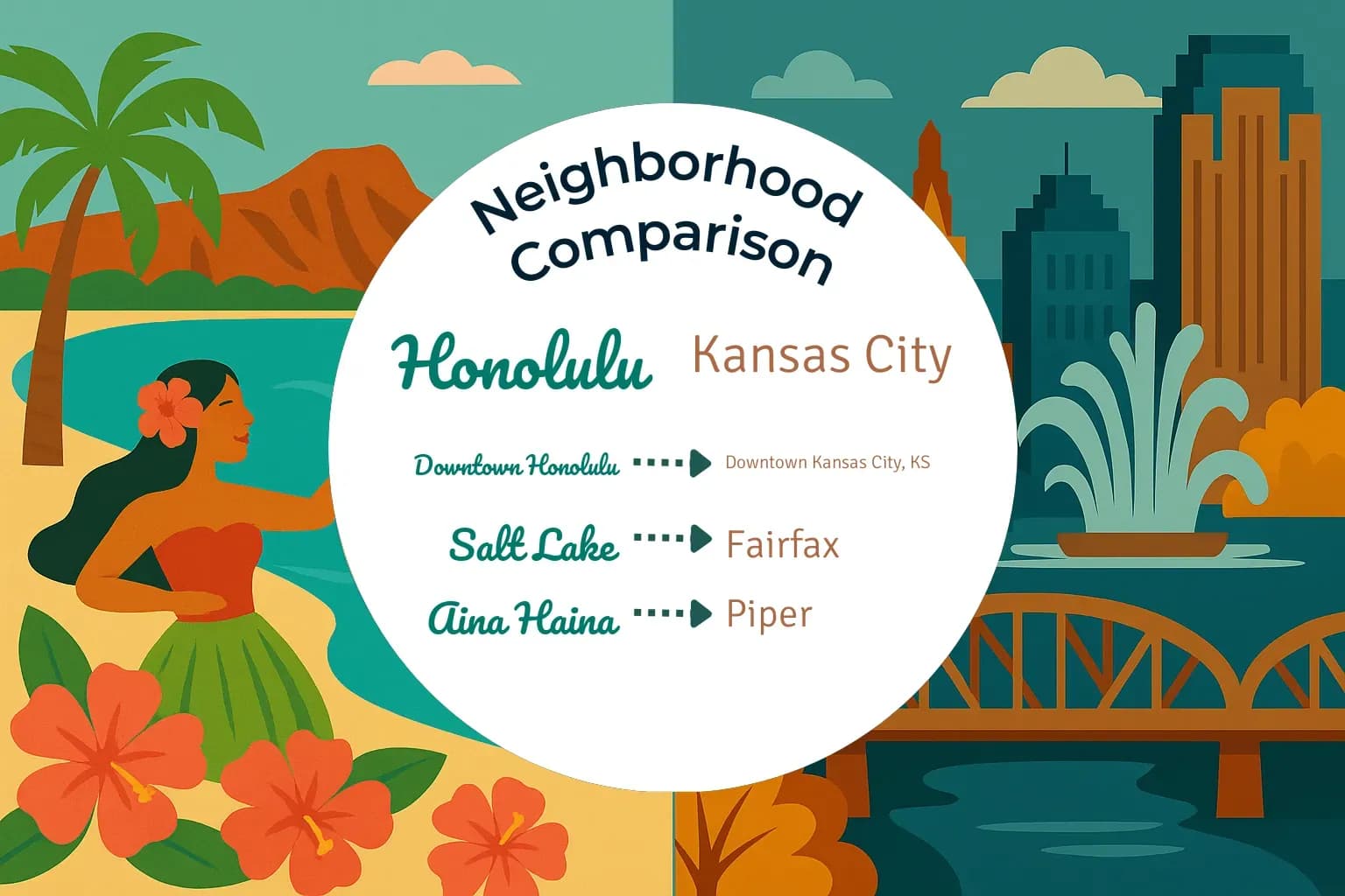 Honolulu vs Kansas City Neighborhood Comparison