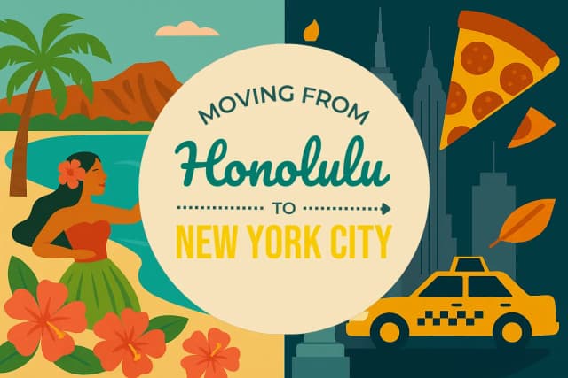 Moving from Honolulu to New York City