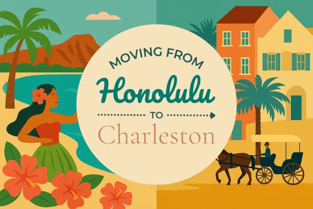 Moving from Honolulu to Charleston