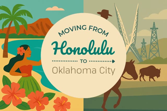 Moving from Honolulu to Oklahoma City