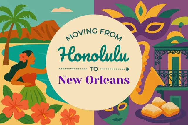 Moving from Honolulu to New Orleans