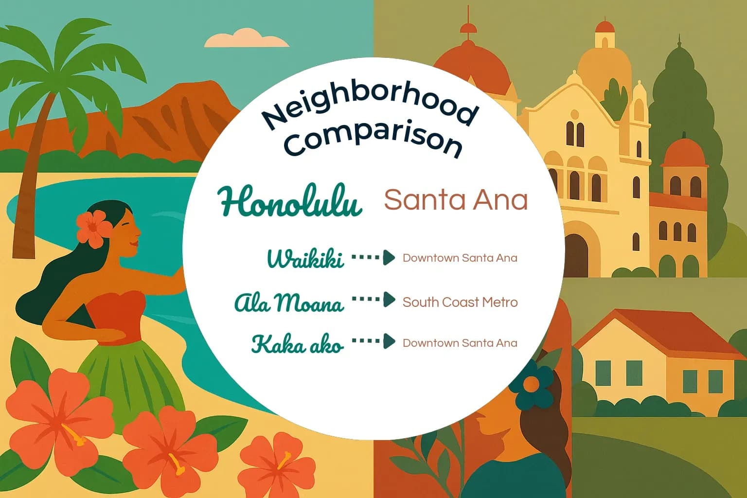 Honolulu vs Santa Ana Neighborhood Comparison