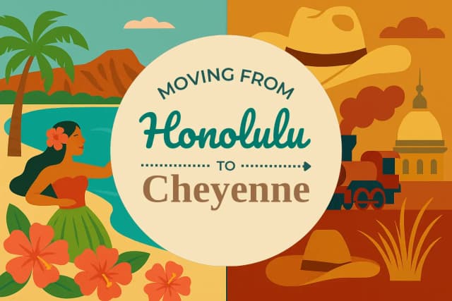 Moving from Honolulu to Cheyenne