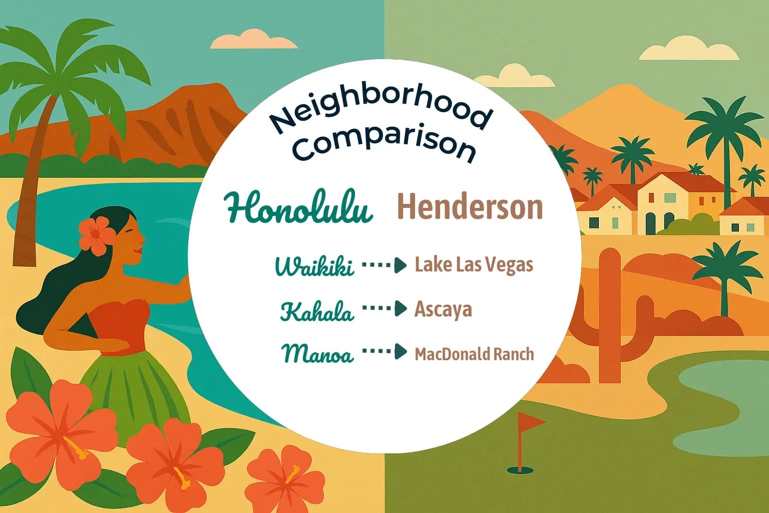 Honolulu vs Henderson Neighborhood Comparison