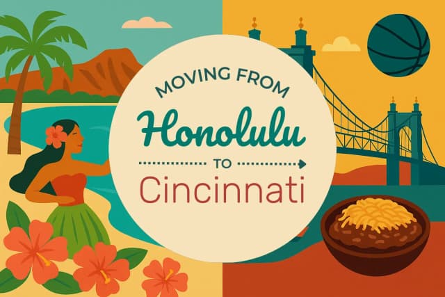 Moving from Honolulu to Cincinnati