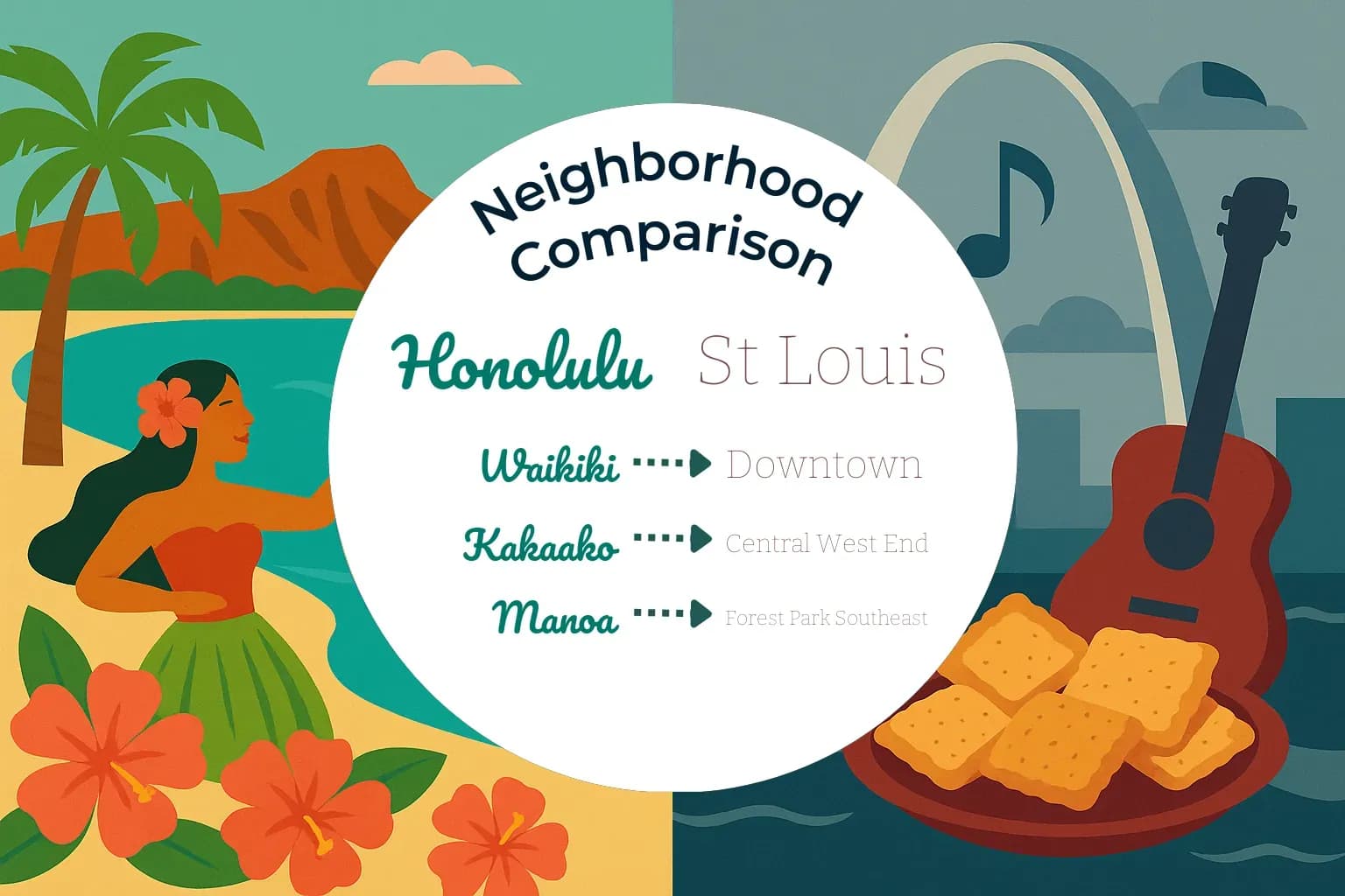Honolulu vs St. Louis Neighborhood Comparison