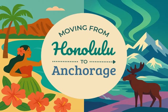Moving from Honolulu to Anchorage