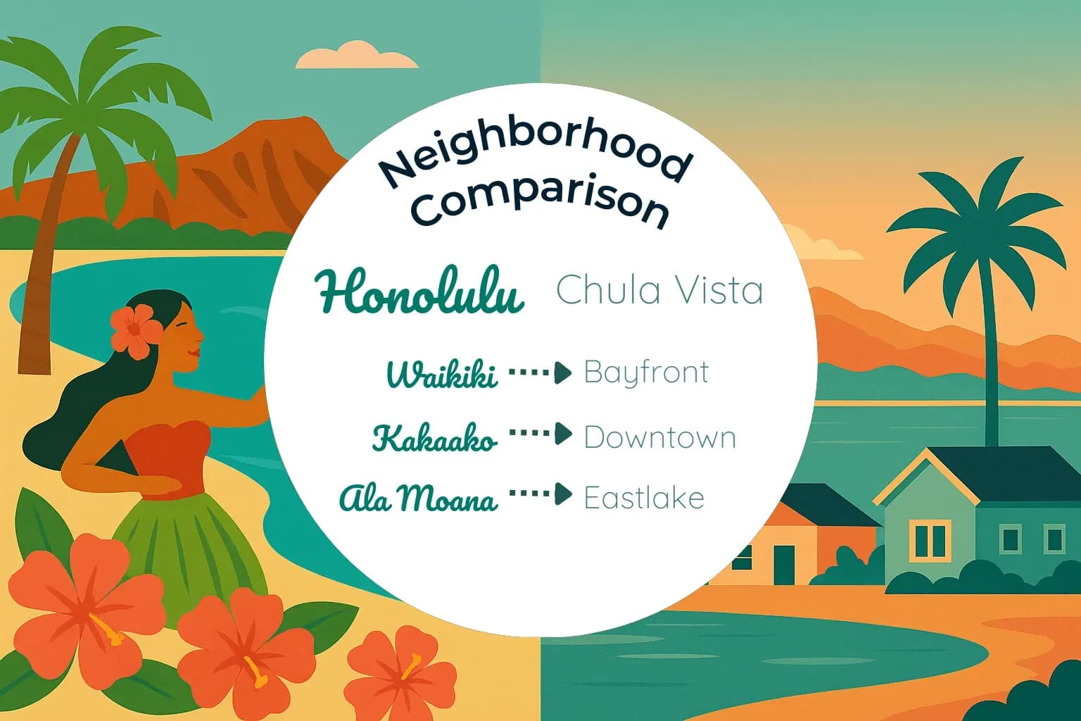 Honolulu vs Chula Vista Neighborhood Comparison