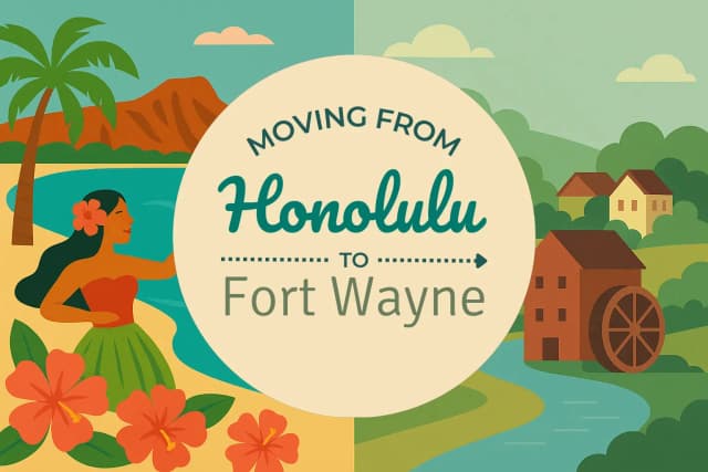 Moving from Honolulu to Fort Wayne