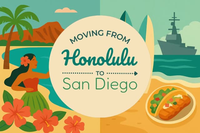 Moving from Honolulu to San Diego