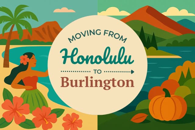 Moving from Honolulu to Burlington