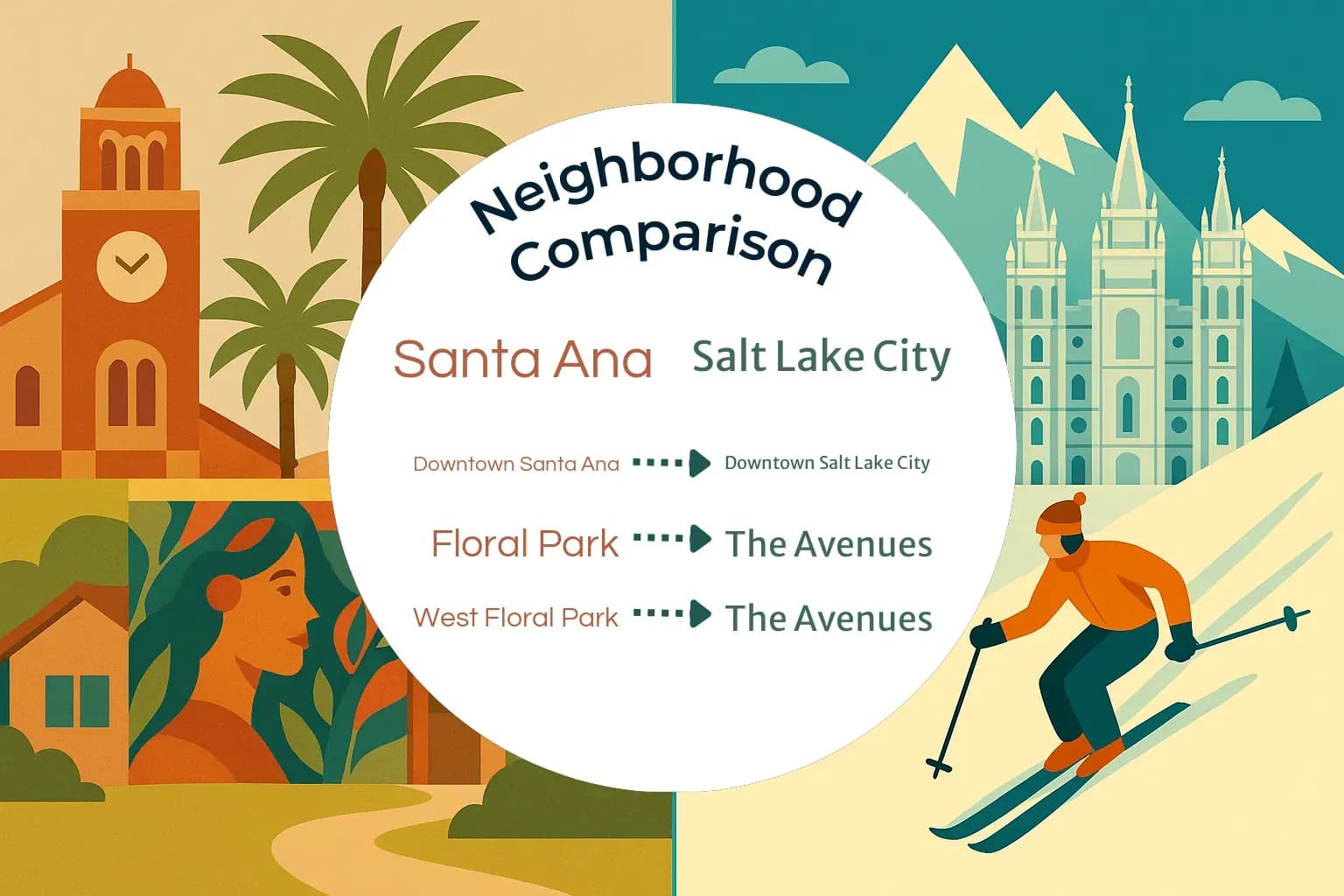 Santa Ana vs Salt Lake City Neighborhood Comparison