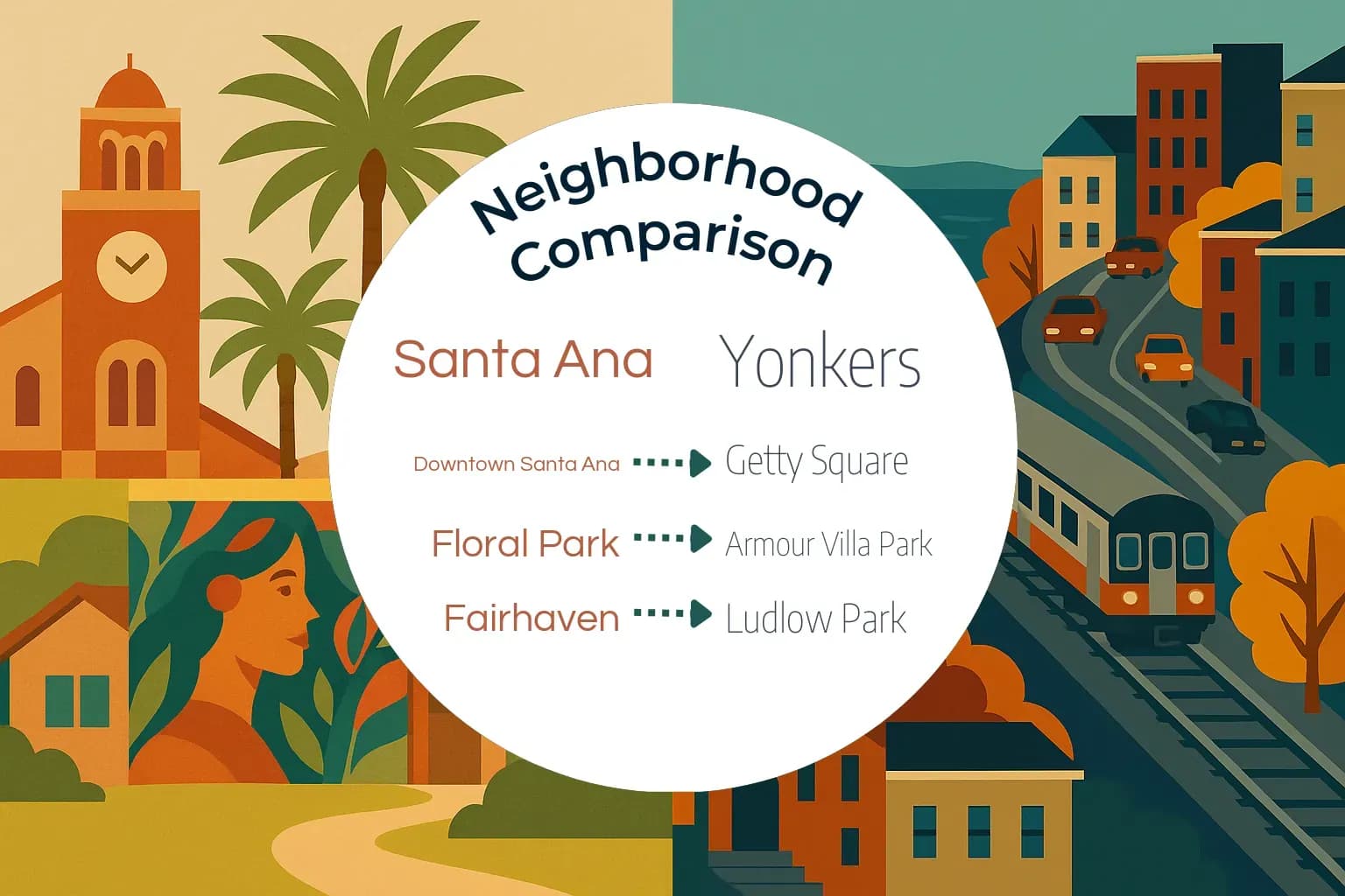Santa Ana vs Yonkers Neighborhood Comparison