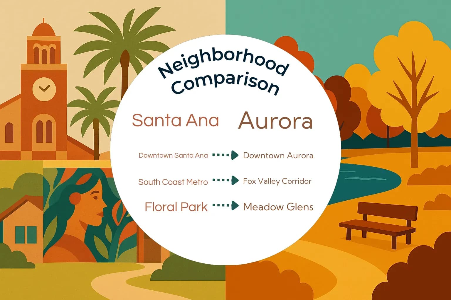 Santa Ana vs Aurora Neighborhood Comparison