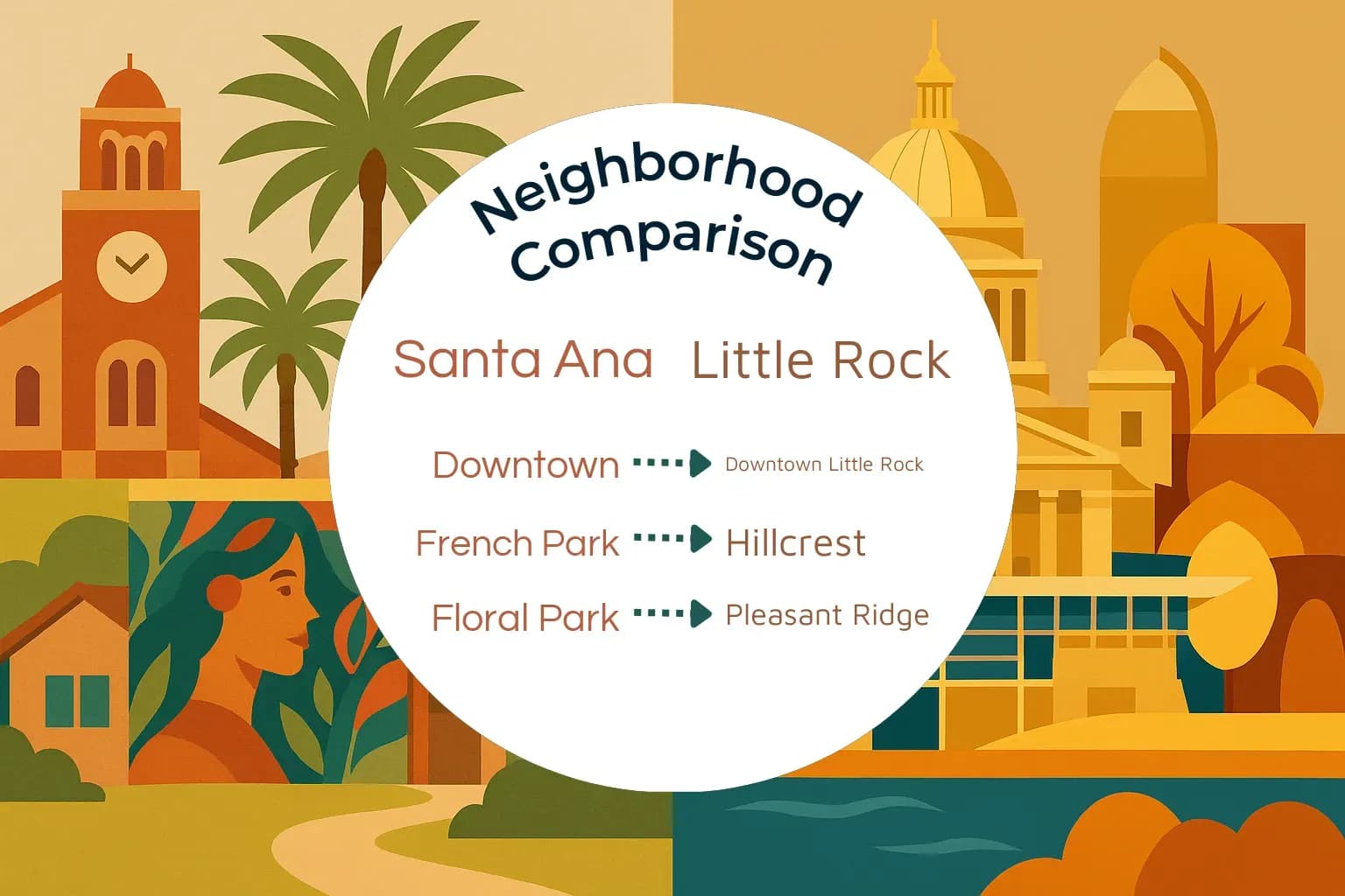 Santa Ana vs Little Rock Neighborhood Comparison