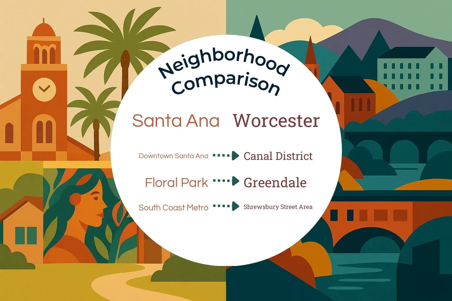 Santa Ana vs Worcester Neighborhood Comparison
