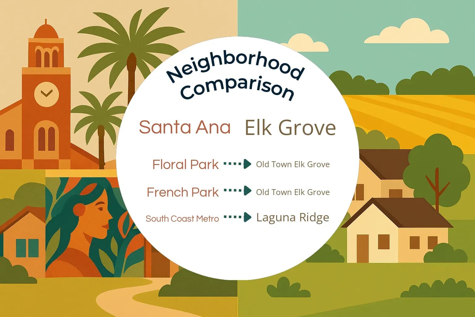 Santa Ana vs Elk Grove Neighborhood Comparison