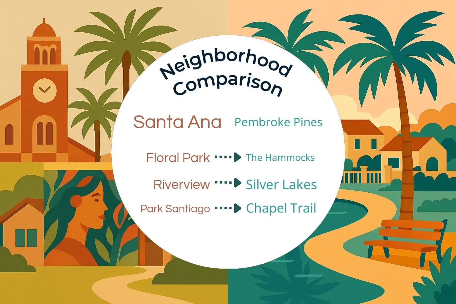 Santa Ana vs Pembroke Pines Neighborhood Comparison