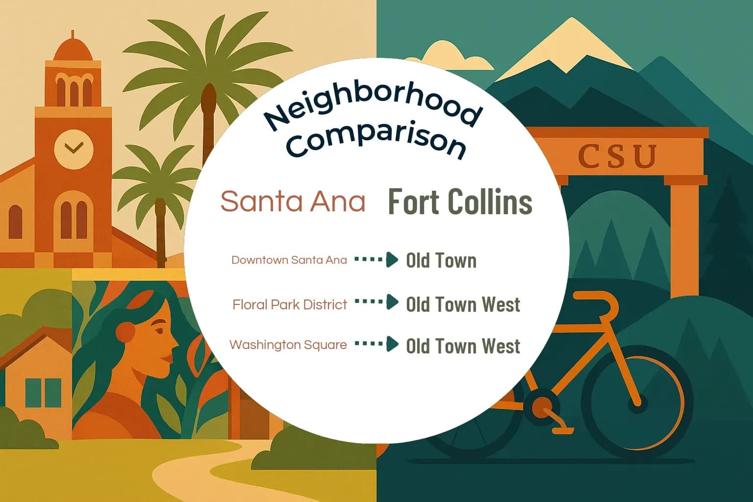 Santa Ana vs Fort Collins Neighborhood Comparison