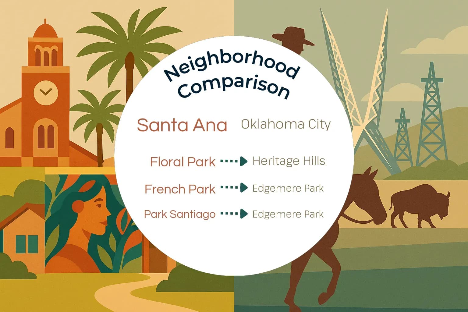 Santa Ana vs Oklahoma City Neighborhood Comparison