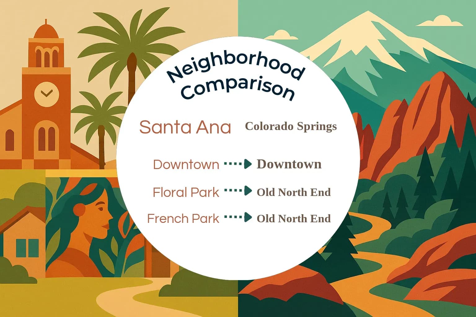 Santa Ana vs Colorado Springs Neighborhood Comparison