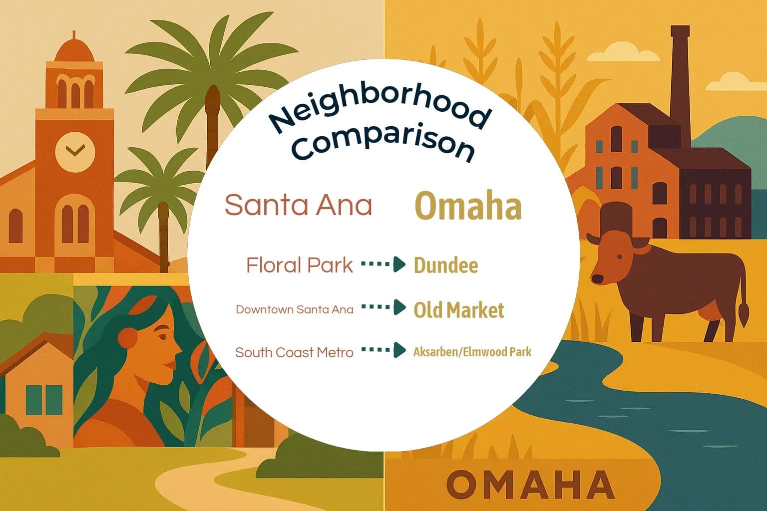 Santa Ana vs Omaha Neighborhood Comparison
