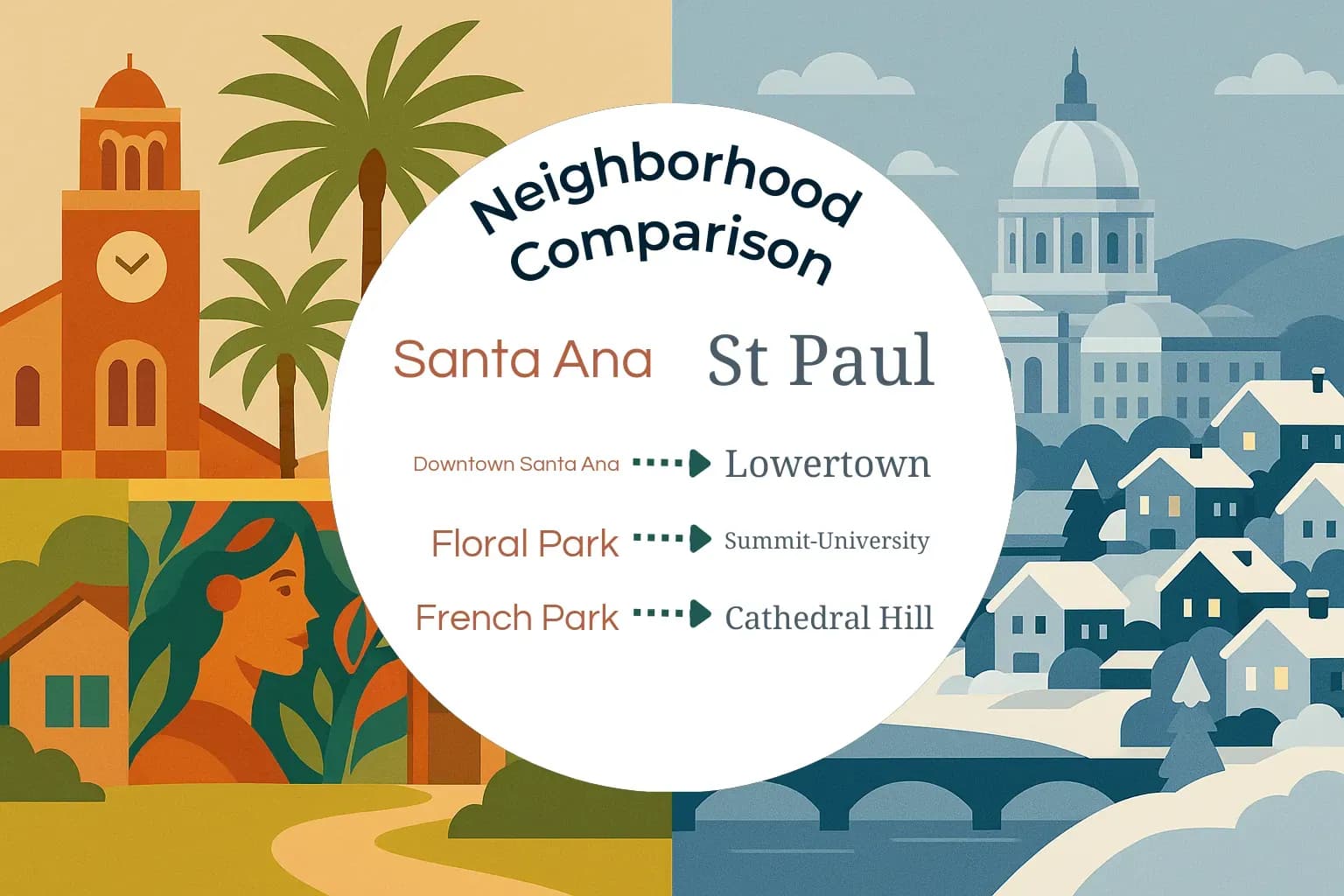 Santa Ana vs St. Paul Neighborhood Comparison