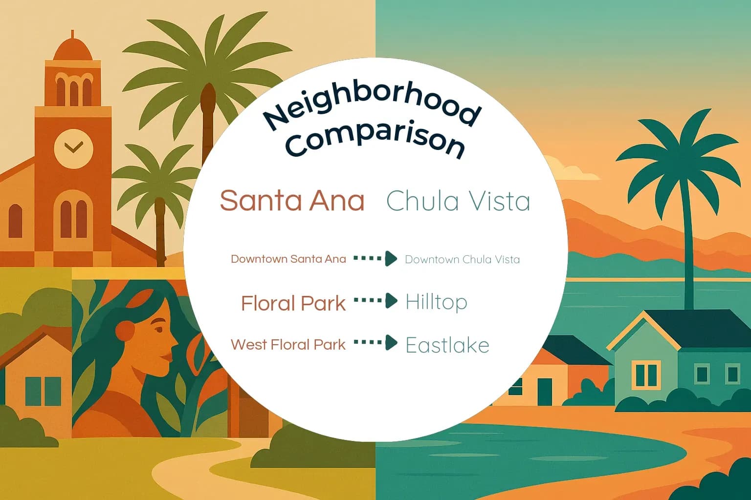 Santa Ana vs Chula Vista Neighborhood Comparison