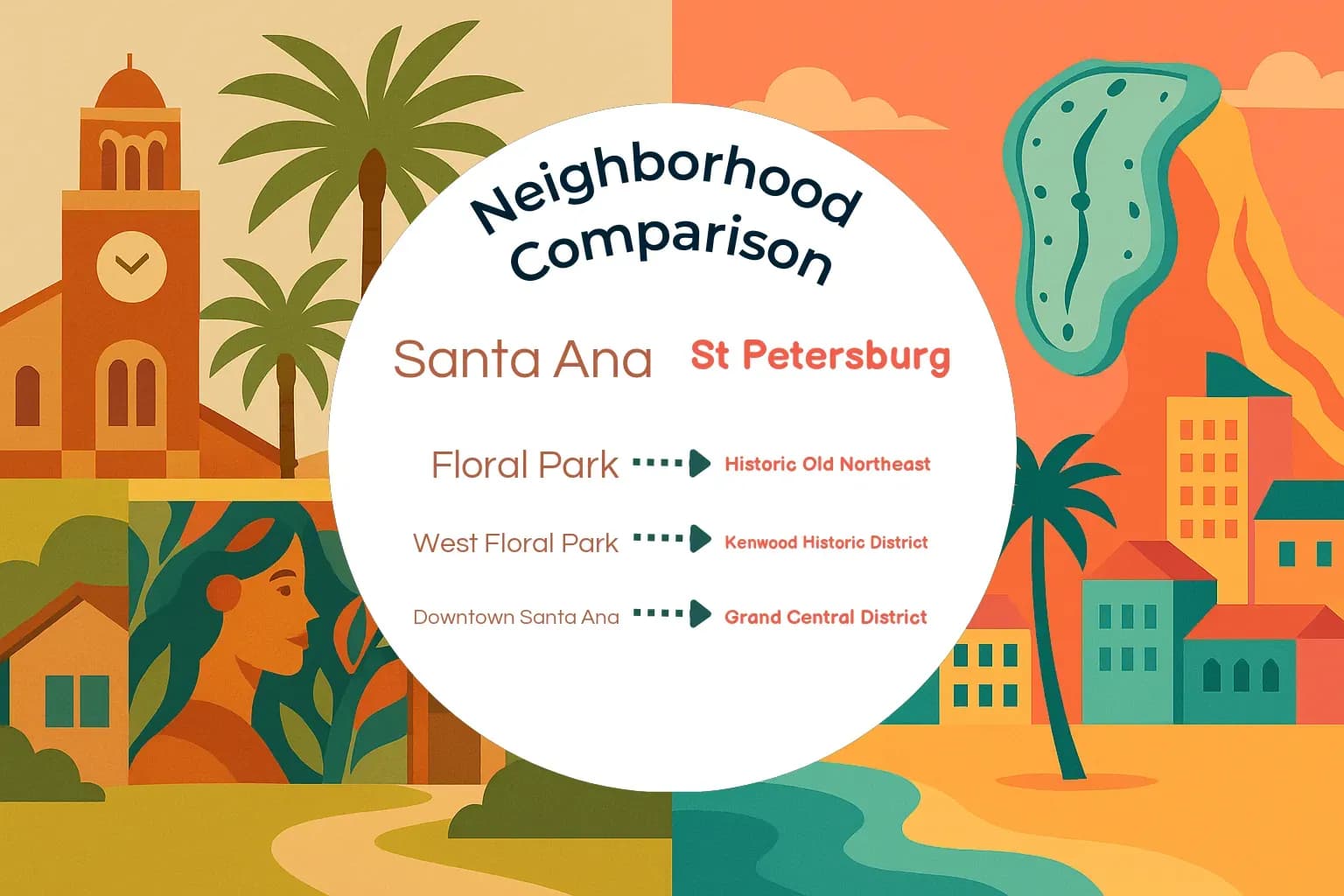 Santa Ana vs St. Petersburg Neighborhood Comparison
