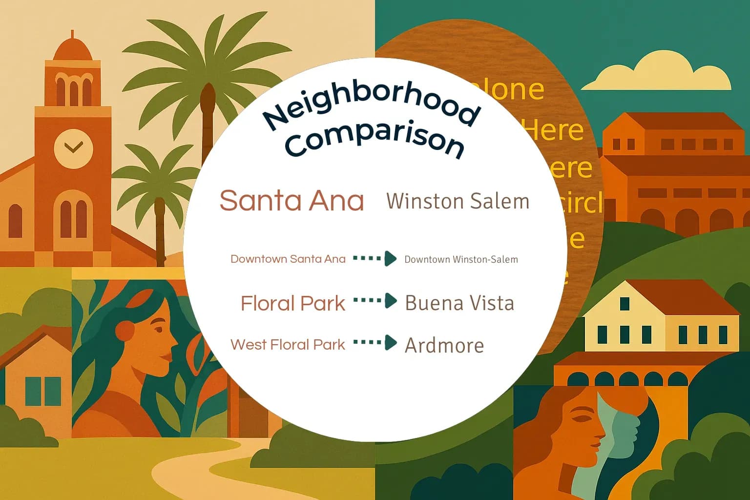 Santa Ana vs Winston Salem Neighborhood Comparison