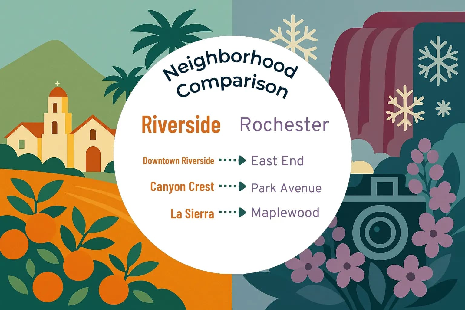 Riverside vs Rochester Neighborhood Comparison
