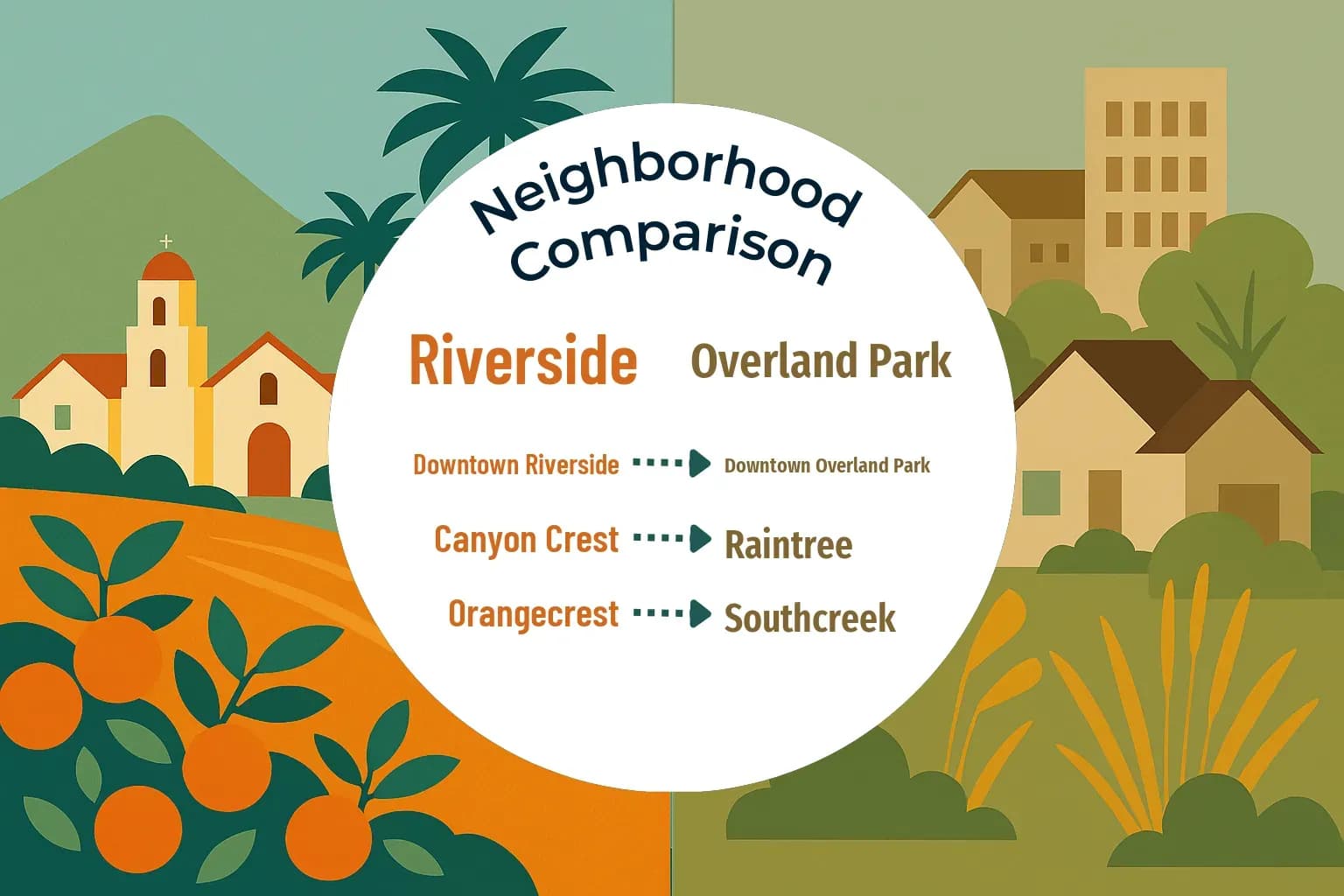 Riverside vs Overland Park Neighborhood Comparison