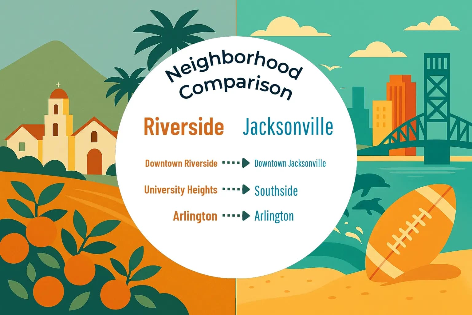 Riverside vs Jacksonville Neighborhood Comparison