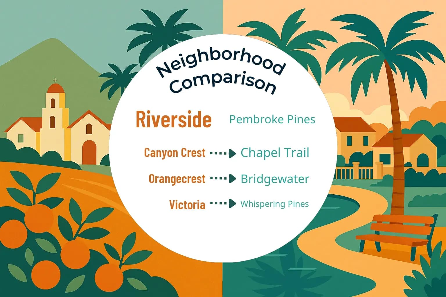 Riverside vs Pembroke Pines Neighborhood Comparison